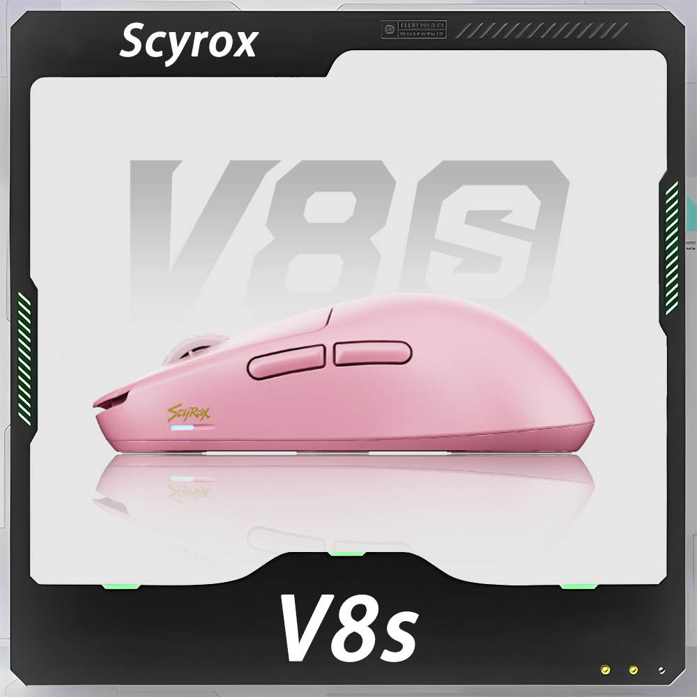 Gaming Hand Accessories - Scyrox V8s Oyun Faresi Kablolu Kablosuz