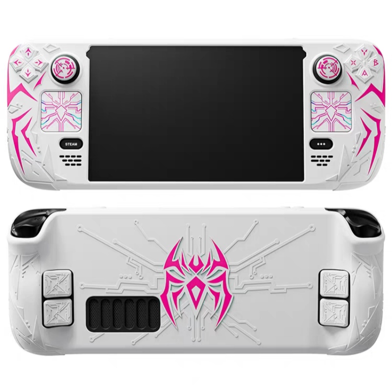 Gaming Accessories For Gaming Setup - PlayVital Koruyucu Kılıf Steamdeck Cyber ​​Spider