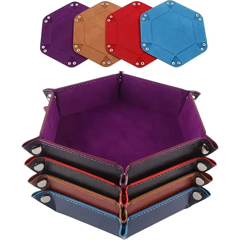 Gaming Accessories Box - 1 adet Altıgen Zar Tepsisi ve