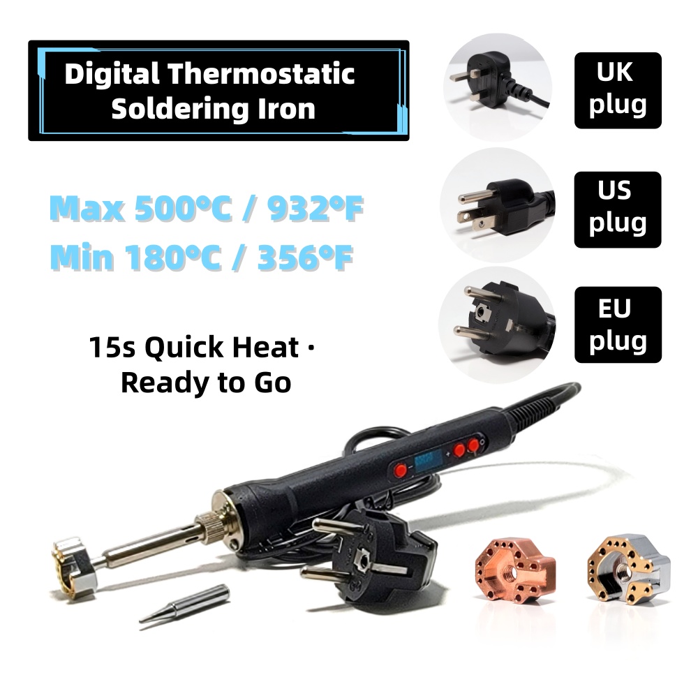 Gaming Accessories Kit - 936 90W Ayarlanabilir Sıcaklıklı Elektrikli Lehimleme