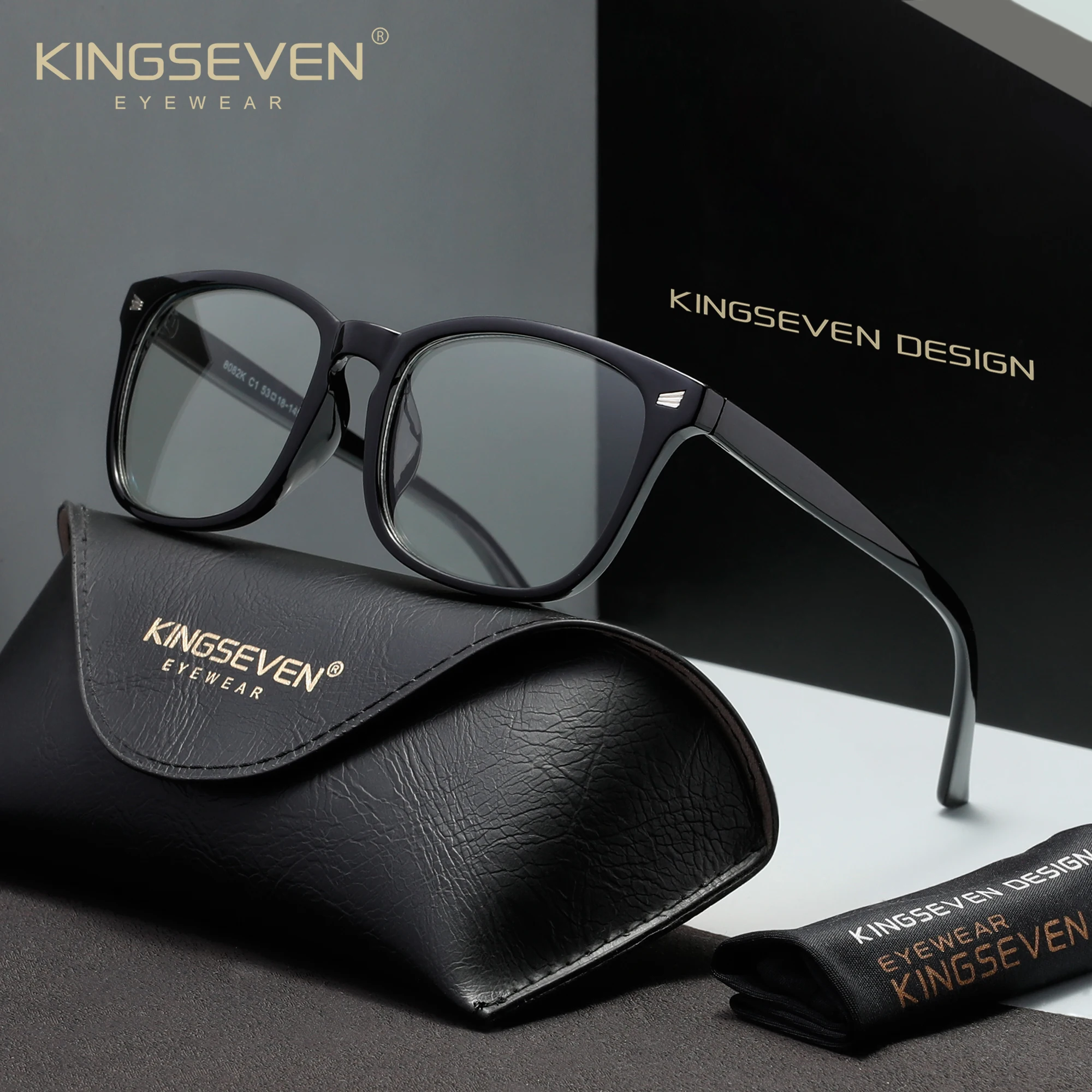 Gaming Glasses Tinted - KINGSEVEN Yeni Klasik Anti-Mavi Işık Gözlükleri