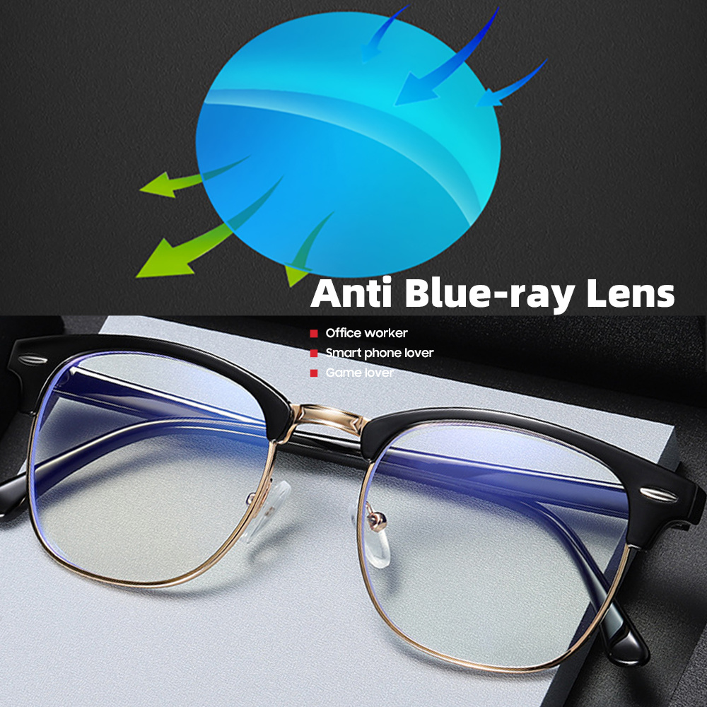 Klasik kare çerçevesiz Anti ma - Gaming Glasses Tinted incelemesi ve fiyatı