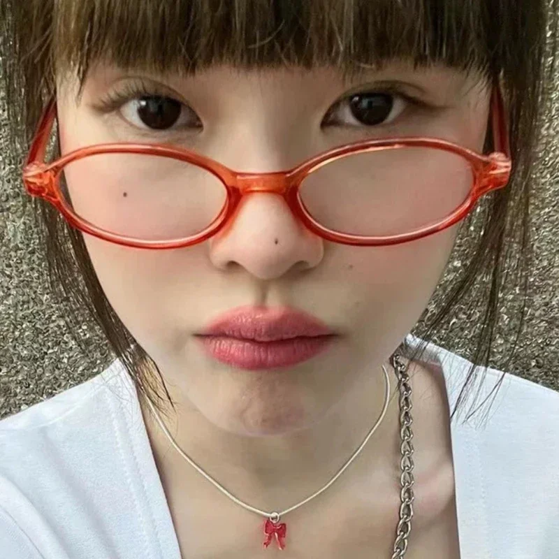 Kadın Y2K Retro Oval Gözlük Kü - Gaming Glasses Tinted incelemesi ve fiyatı