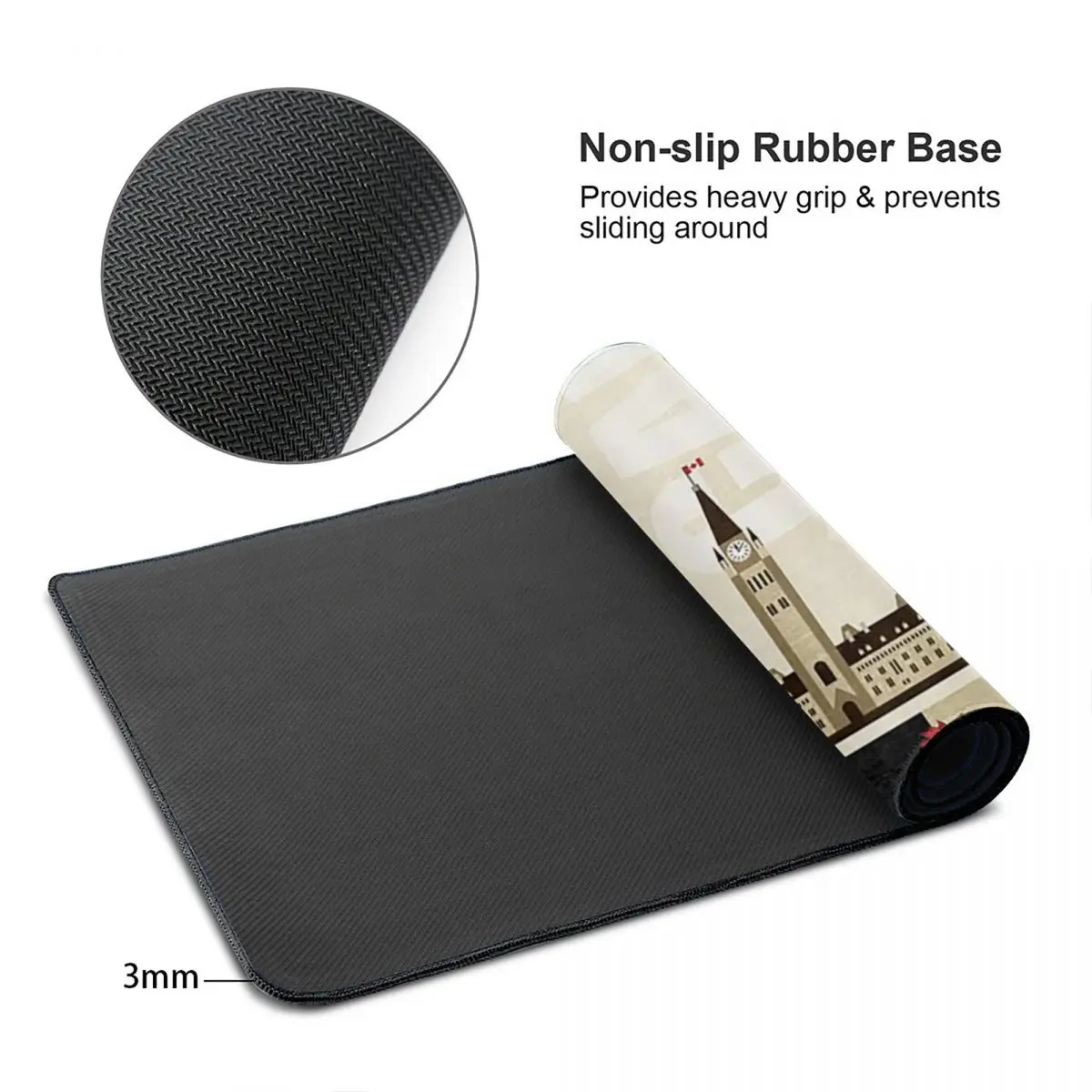 Büyük Mouse Pad Kanada Bayrağı - Gaming Accessories Canada incelemesi ve fiyatı