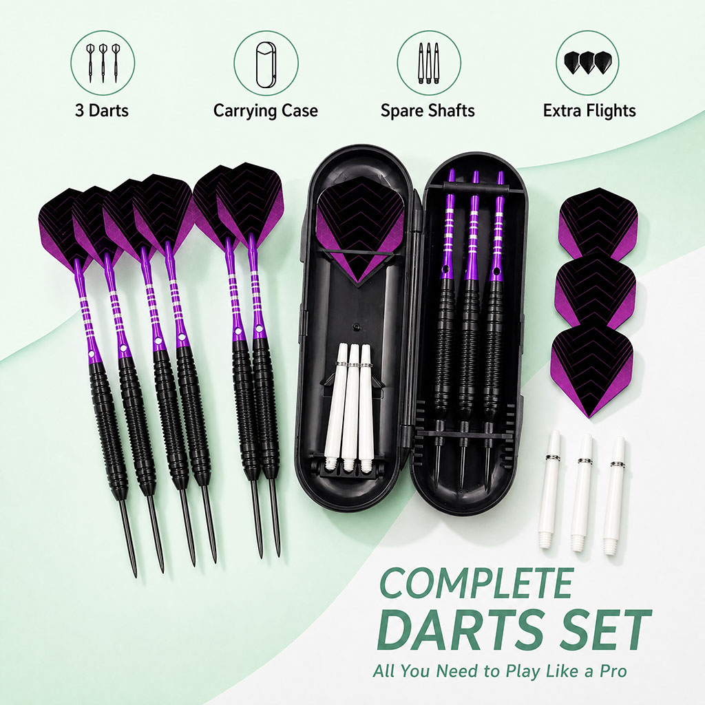İç Mekan Spor Çelik Uçlu Dart  - Gaming Accessories Box incelemesi ve fiyatı