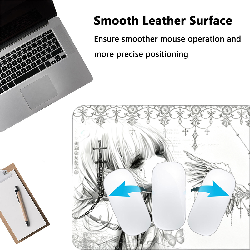 Deri Mousepad Siyah Beyaz Anim - Gaming Accessories For Gaming Setup incelemesi ve fiyatı