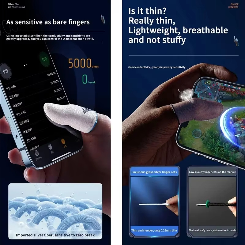 4 Adet Mobil Oyun Parmak Ucu E - Gaming Accessories Kit incelemesi ve fiyatı